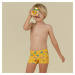 Detské boxerkové plavky žlté