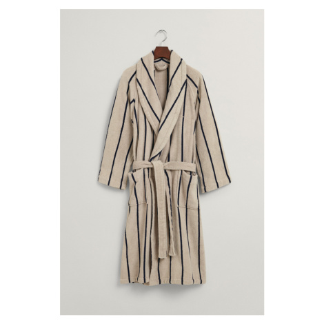 ŽUPAN GANT STRIPE ROBE PUTTY