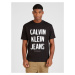 Calvin Klein Jeans Tričko  čierna / biela