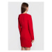 Silvian Heach Koktejlové šaty CVA22141VE Červená Slim Fit