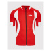 FDX Cyklistické tričko Race Quality 1090 Červená Slim Fit
