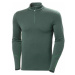 Helly Hansen LIFA MERINO MIDWEIGHT 1/2 ZIP Pánske Merino tričko, tmavo zelená, veľkosť