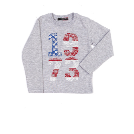 SVETLOSIVÁ CHLAPČENSKÁ MIKINA TY-BL-9095.90-LIGHT GRAY