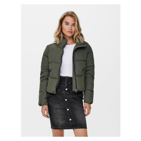Green Quilted Jacket ONLY Dolly - Women
