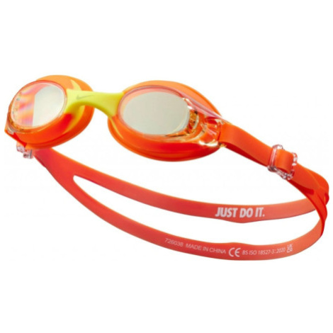 Juniorské plavecké okuliare NIKE SWIM Lil Swoosh YOUTH SAFETY ORANGE