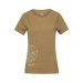 Women's cotton T-shirt Hannah ZOEY II dull gold