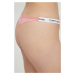 Dámske tangá HIGH LEG THONG UW0UW05160 TIC Pink - Tommy Hilfiger