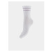 Biele ponožky Pieces Ally