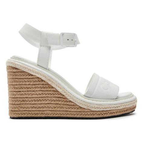 Calvin Klein Espadrilky Wedge Sandal 70 He HW0HW02050 Biela