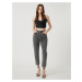 Koton Relaxed-fit Jeans High Waisted Slightly Skinny Legs - Mom Jeans