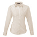 Premier Workwear Dámska košeľa s dlhým rukávom PR300 Natural -ca. Pantone 1205