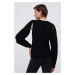 Vlnený sveter Calvin Klein dámsky, čierna farba, teplý