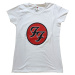 Foo Fighters tričko FF Logo Biela