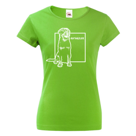 Dámské tričko Rotvajler - darček pre milovníkov psov