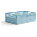 Skladacia prepravka maxi Made Crate - crystal blue