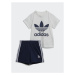 Adidas Súprava tričko a športové šortky Trefoil Shorts Tee Set IB8638 Modrá Regular Fit