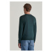 SVETER GANT EXTRAFINE MERINO WOOL C-NECK TARTAN GREEN