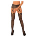 Pančuchy Obsessive S821 stockings Farba: Čierna