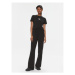 Calvin Klein Jeans Tričko Monologo Baby Tee J20J223113 Čierna Slim Fit