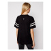 One Teaspoon Tričko Sports Stripe Tee 23899 Čierna Boyfriend Fit