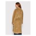 Marella Vlnený kabát Rise 301607282 Béžová Regular Fit