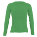 SOĽS Majestic Dámske triko s dlhým rukávom SL11425 Zelená
