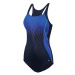 Jednodielne športové plavky Anika tmavo modré
