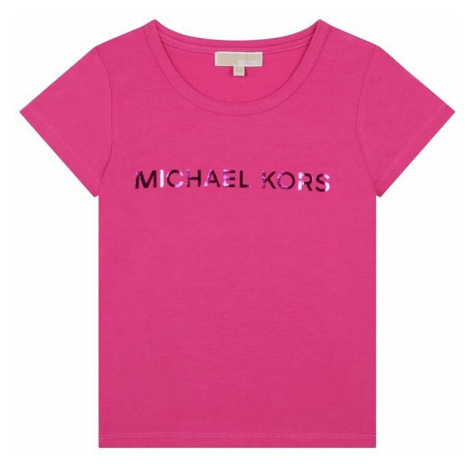Detské tričko Michael Kors fialová farba