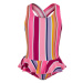 Dievčenské plavky COLOR KIDS Swimsuit w. skirt-cotton candy