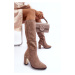 Beige Suede High Heel Kilrenita