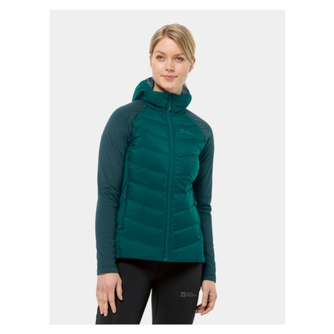 Jack Wolfskin Outdoorová bunda Tasman Down Hybrid 1711331 Zelená Regular Fit