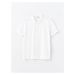 LC Waikiki LCW Polo Neck Short Sleeve Men's Textured T-Shirt