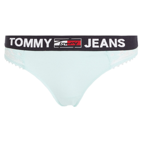 Dámske džínsové čipkované nohavičky UW0UW03539-C94 - Tommy Hilfiger