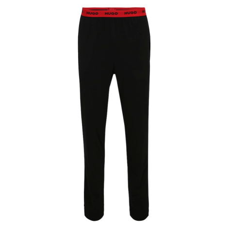 HUGO Pyžamové nohavice 'Linked'  ohnivo červená / čierna Hugo Boss