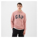 Mikina GAP French Terry Pullover Logo Hoodie Pink Rosette 16-1518