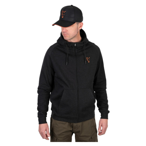 Fox mikina collection lightweight hoodie orange black