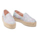 Manebi Espadrilky Slippers D T 1.6 D0 Strieborná