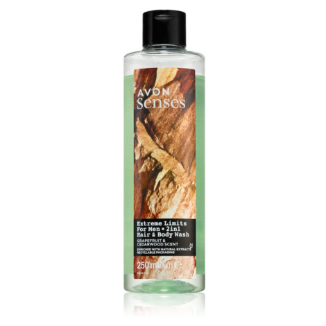 Avon Senses Extreme Limits sprchový gél a šampón 2 v 1