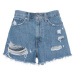 Levi's&reg; HIGH WAISTED MOM SHORT Dámske džínsové kraťasy, svetlomodrá, veľkosť