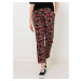 Black floral trousers CAMAIEU - Women