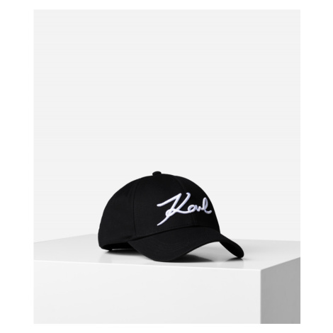 Šiltovka Karl Lagerfeld K/Signature Cap Čierna