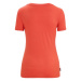 ICEBREAKER Funkčné tričko 'Scoop Plume'  oranžová / biela