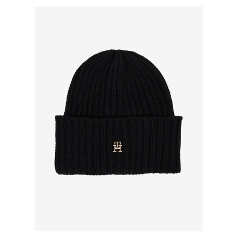 Black women's hat with wool and cashmere Tommy Hilfiger - Women