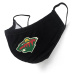 Minnesota Wild rúško black