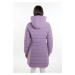 faina Zimný kabát  fialová