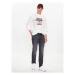 Pepe Jeans Mikina Melbourne Sweat PM582483 Biela Regular Fit