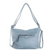 Dámska kabelka 2v1 z ekologickej kože COLETTE svetlo modrá