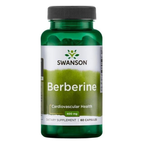 Swanson Berberine, 400 mg, 60 rastlinných kapsúl