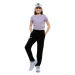 Dievčenské turistické nohavice 4F JUNIOR TROUSERS FNK F097-20S-DEEP BLACK