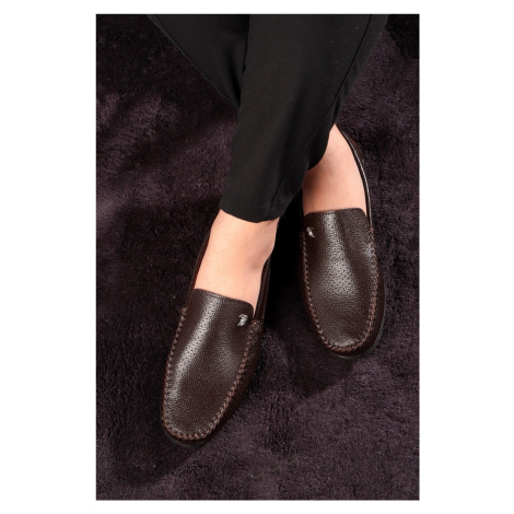 Ducavelli Fruga Genuine Leather Men's Casual Shoes, Loafers, Lightweight Shoes, Leather Loafers.